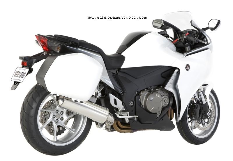 ECHAPPEMENT MOTO HONDA VFR 1200 2010 BOS INOX ET VALISES ECHAPPEMENT MOTO HONDA VFR 1200 2010 BOS INOX ET VALISES
